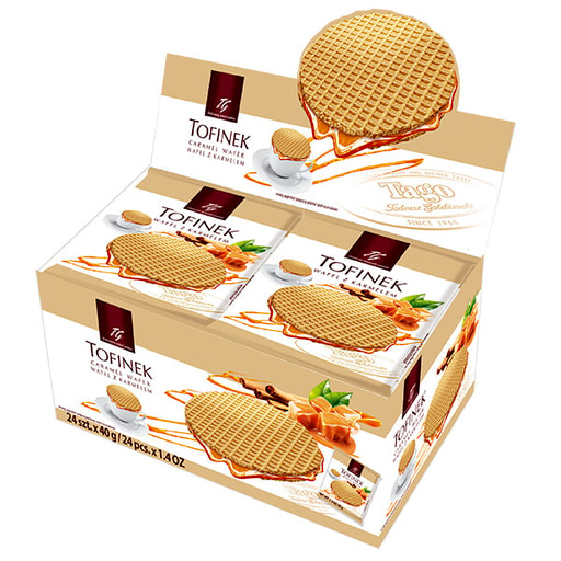 Tago TOFINEK karamelinis vaflis, 40 g