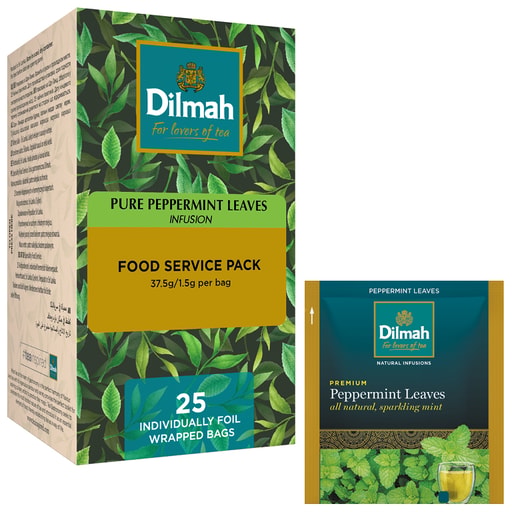 DILMAH Pipirmėčių arbata Peppermint, 25 pakeliai
