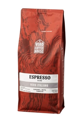 Vero Coffee Espresso Cafe Crema kavos pupelės, 1 kg
