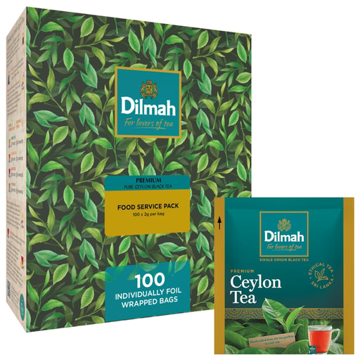 DILMAH juodoji Ceilono arbata „Premium“, 100 pakelių, 200 g 
