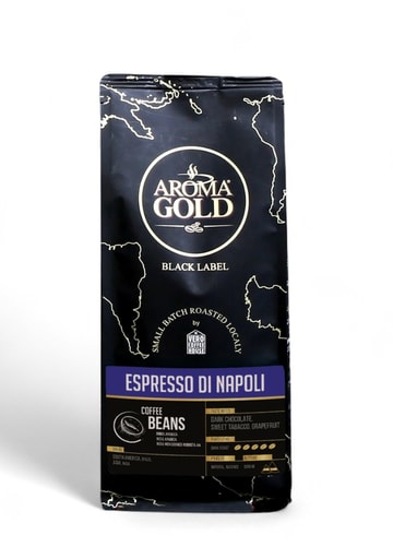 Aroma Gold Espresso di Napoli kavos pupelės, 1kg