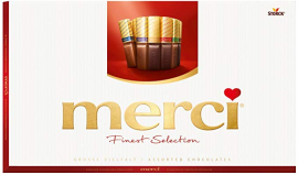 MERCI saldainiai dėžutėje, 400 g