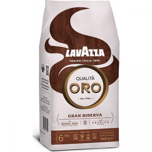 Lavazza Qualita Oro Gran Riserva kavos pupelės, 1kg