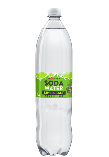 WALLKER Soda Lime&Salt 1,5l gazuotas stalo vanduo