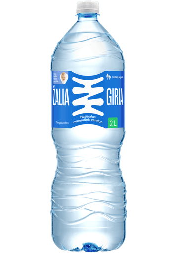 Natūralus mineralinis vanduo ŽALIA GIRIA, negazuotas, 2 L