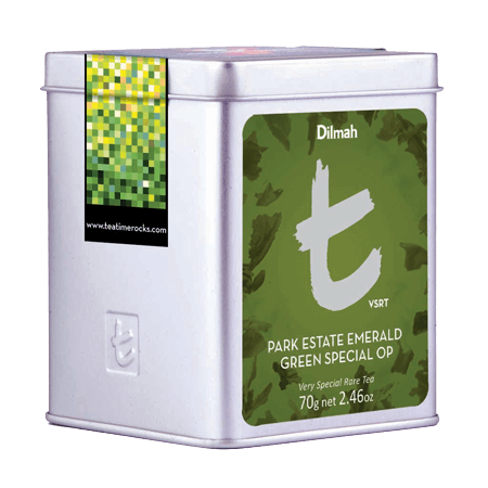 Žalioji Ceilono arbata „PARK ESTATE Emerald Green OP“ DILMAH T serija, 70 g