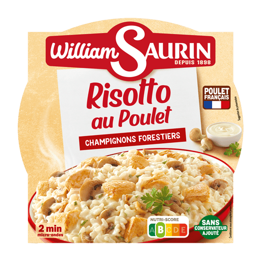 William Saurin Risotto su vištiena ir grybais indelyje, 280g