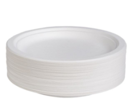 Cukranendrių pluošto lėkštė 18cm, 50vnt.