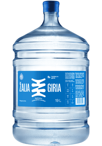 Natūralus mineralinis vanduo ŽALIA GIRIA, 19 L
