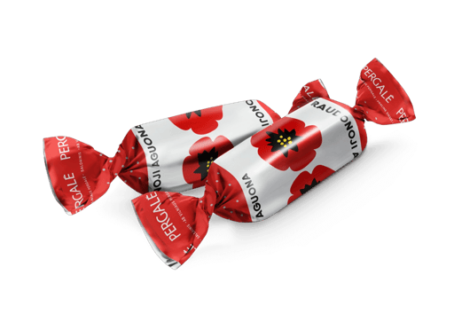 RAUDONOJI AGUONA saldainiai 1kg