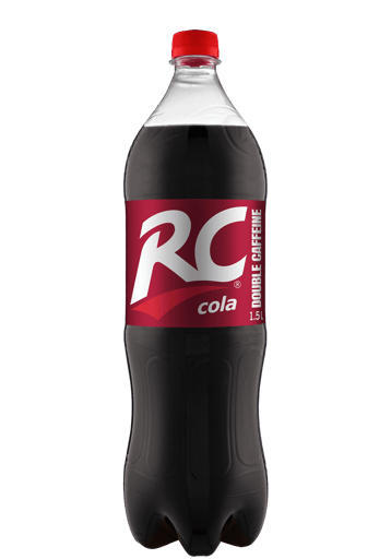 Gazuotas gaivusis gėrimas RC Cola Double Caffeine, 1,5 L