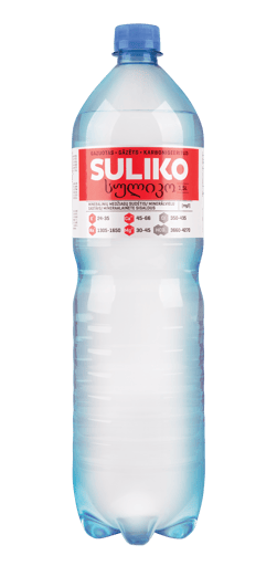 SULIKO 1,5l Gazuotas stalo vanduo