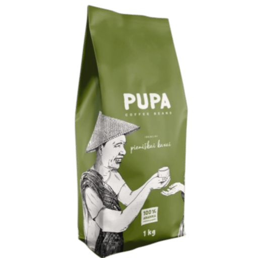 Pupa pieniškai kavai kavos pupelės, 1 kg