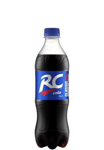 Gazuotas gaivusis gėrimas RC COLA, 0,5 L