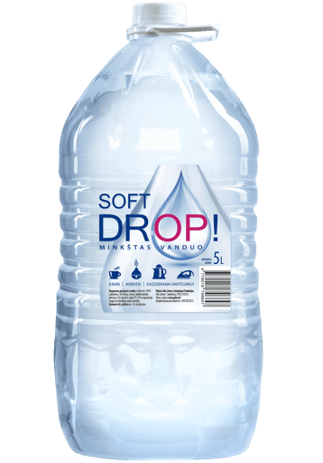 SOFT DROP! Minkštas vanduo 5l