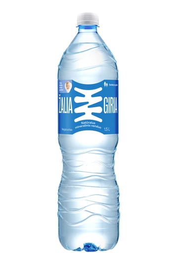 Natūralus mineralinis vanduo ŽALIA GIRIA, negazuotas, 1,5 L