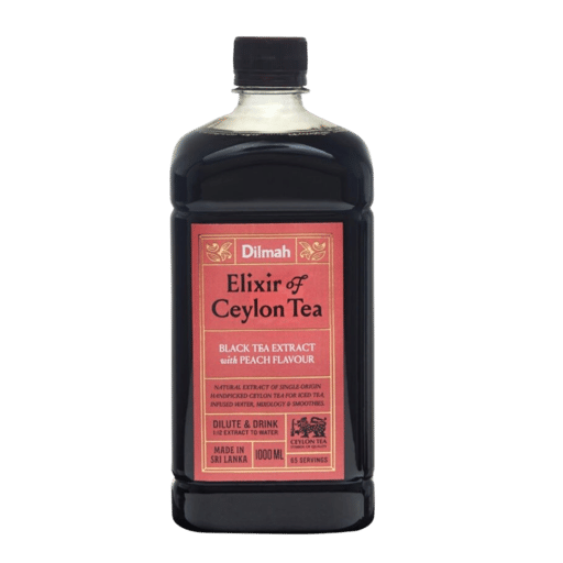 DILMAH ELIXIR Juodos persikų skonio arbatos koncentratas, 1000 ml